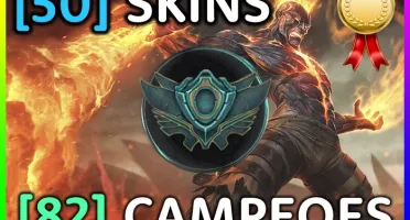 CONTA LOL | UNRANKED | 82 CHAMPS & 50 SKINS (DJ SONA)