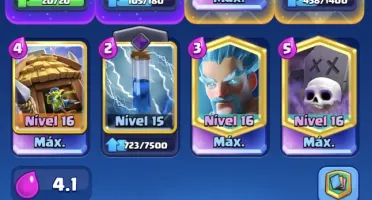 Conta de clash royale varias lvl 16 muito top