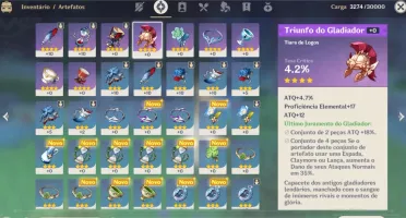 Vendo Conta Top C/ Venti AR 27/ Personagens LVL 50
