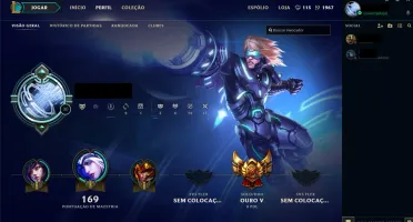 CONTA C/ BORDA PLATINUM(S6) E ATUAL NO GOLD V-> VÁRIAS SKINS