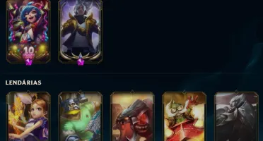 Vendo conta com 280 skins