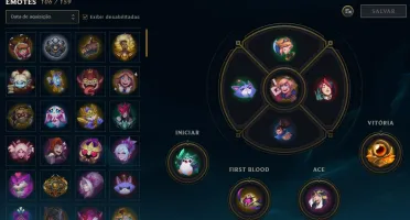 Vendo conta com 280 skins