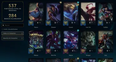 Vendo conta com 280 skins