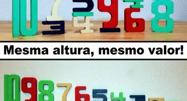 Kit Matemática Montessori com Números de 1 a 10