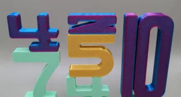Kit Matemática Montessori com Números de 1 a 10