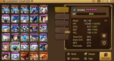 Conta Summoners War Global com LD