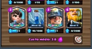 clash royale nv10 arena lendária + cv9 recém COC BARATO