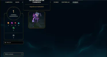 Conta prata 3 com 15 skins e 39 champs