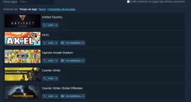 STEAM OLD 18 ANOS, MEDALHA DE 10 E 5 ANOS, 22 JOGOS