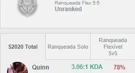 CONTA LEAGUE OF LEGENDS PLATINA 4
