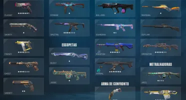 CONTA VALORANT COM MUITA SKIN