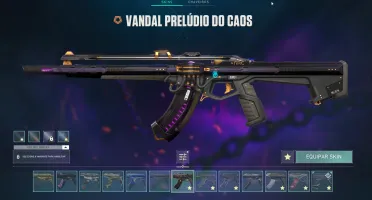 CONTA VALORANT COM MUITA SKIN