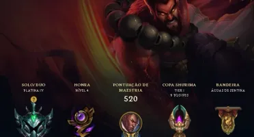Conta LoL plat 4 season 2