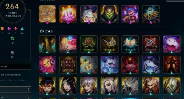 Conta LoL plat 4 season 2