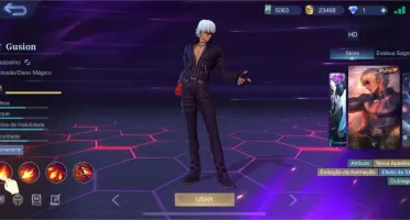 Conta Mobile Legends - 86 herós / 161skins / Legends Gussion