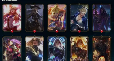 conta lol 227 skins platina 4