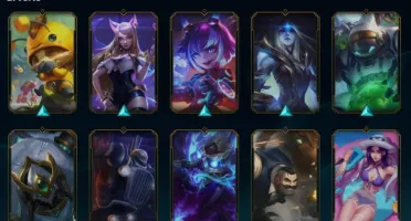 conta lol 227 skins platina 4