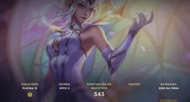 conta lol 227 skins platina 4