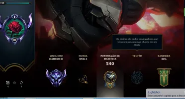 Conta Lol diamond 3, mariana