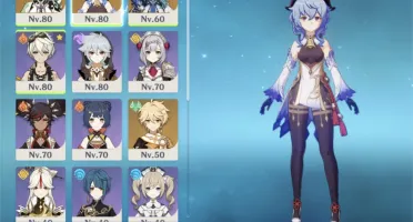Ar50. Ganyu + agitação / eula + túmulo e Xiao