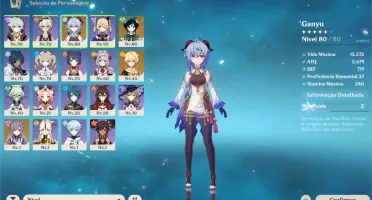 🔴 Conta Genshin (BR) AR 53, Vários personagens 5⭐ e arma 5⭐