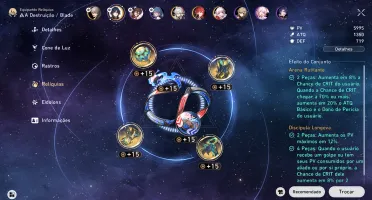 Honkai Star Rail - Blade + Cone do Blade + Jing Yuan +Himeko