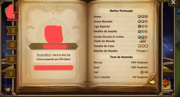 Conta endgame com 4 5* LDS e 177 6*