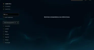 Conta League Of Legends