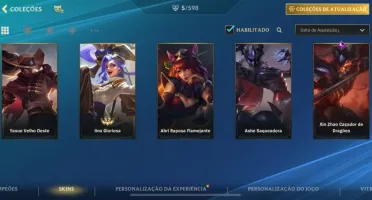 WILD RIFT: 21.505 WILD CORES + 5 SKINS