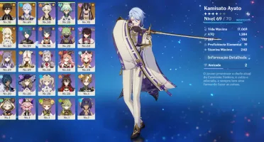 AR 41 - Ayato + Zhongli + Cyno + Keqing - Genshin Impact