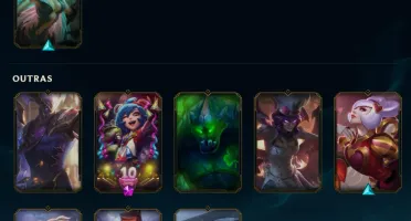 CONTA LOL 🌟 FERRO 1 🌟 9 SKINS 🌟 35 CAMPEOES