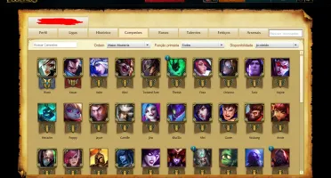 Conta Diamante 5 - 40 Campeões 2 Skins