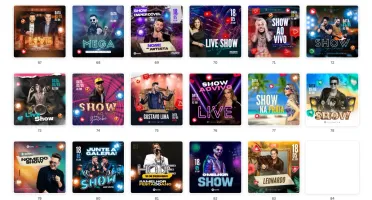 Pack Canva Festas e Eventos - 83 Artes Editáveis