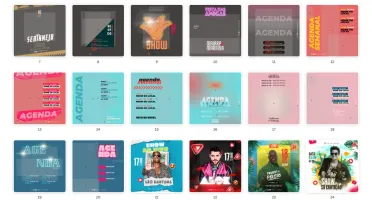 Pack Canva Festas e Eventos - 83 Artes Editáveis