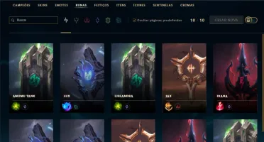 Ouro - Todos os campeões - 181 Skins