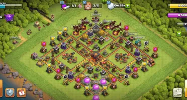 Conta clash of clans full cv10