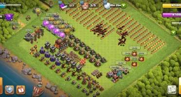 Conta clash of clans full cv10