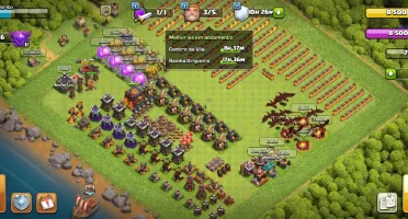 Conta clash of clans full cv10
