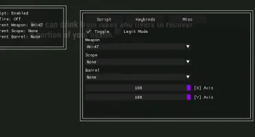 RUST SCRIPT NO RECOIL (30 DIAS KEY)