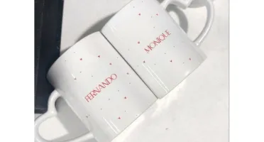 Par de Canecas de Encaixe Personalizadas