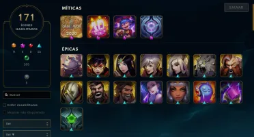 CONTA LOL MESTRE 230 SKINS KAYN PRESTIGIO RYZE TRIUNFANTE
