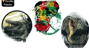 Pack Com Mais De 100 Mil Designs De Estampa Para Camisetas