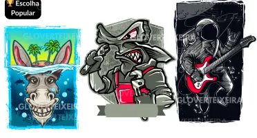 Pack Com Mais De 100 Mil Designs De Estampa Para Camisetas