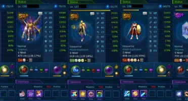 Conta boa no midgame no server LA Omegamon