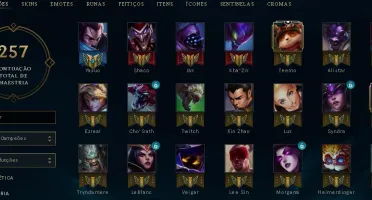 Conta lvl 96 com 65 champs e 18 skins ( Ezreal Ultimate)