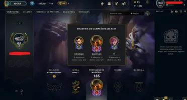 Conta League of Legends Full Acesso - 87 Champs e 45 Skins