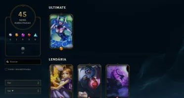 Conta League of Legends Full Acesso - 87 Champs e 45 Skins