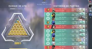 Conta Valorant Ouro 1 Passe ato 2 completo Skin de Faca