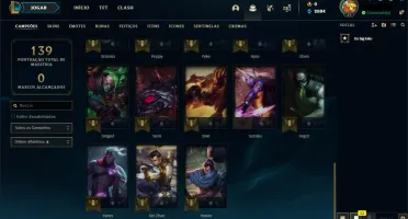 Conta LOL Prata 1 Pronta Entrega