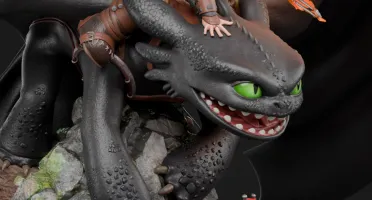 Hiccup and Toothless - domando meu dragon 3d stl